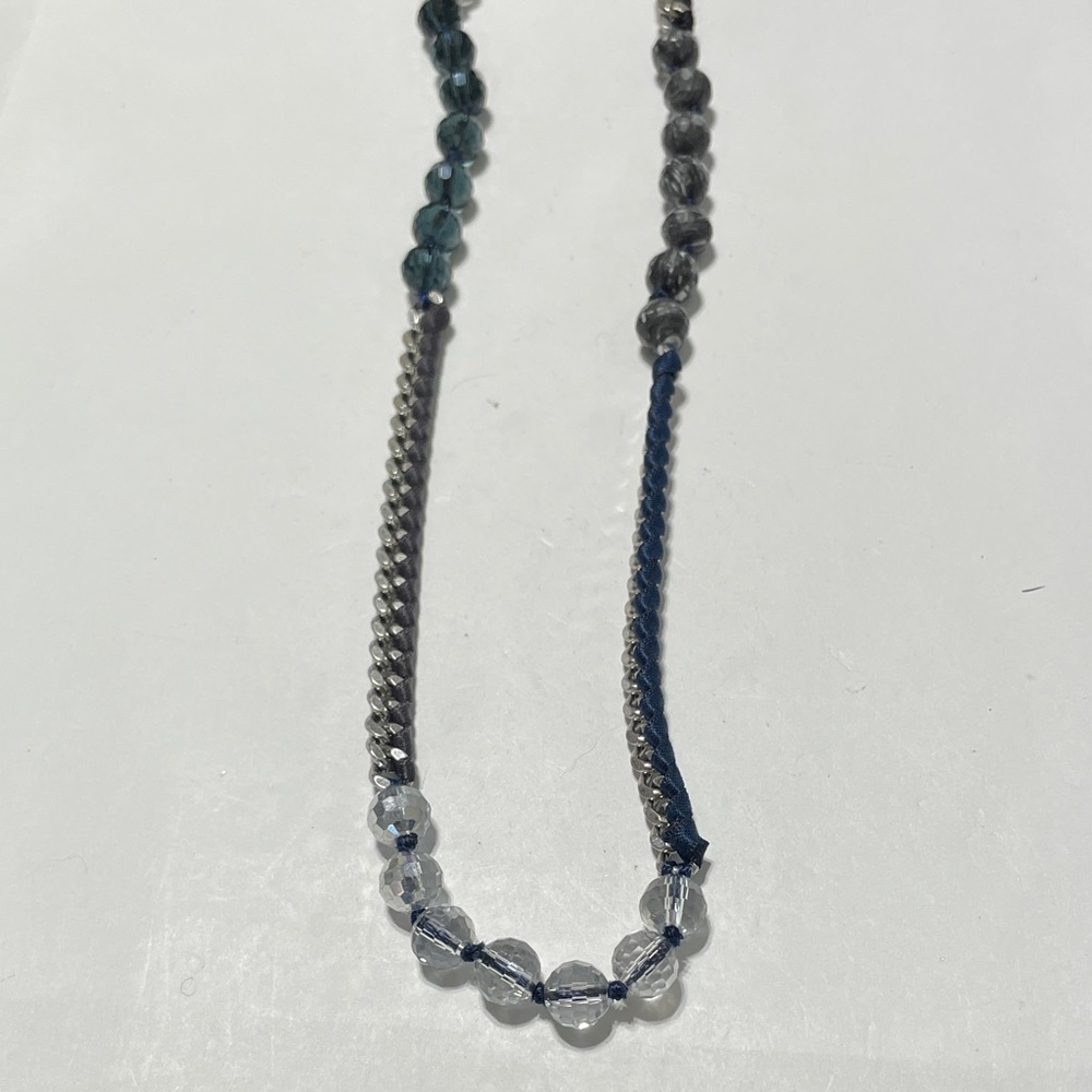 Isobella & Chloe Blue and Silver Necklace